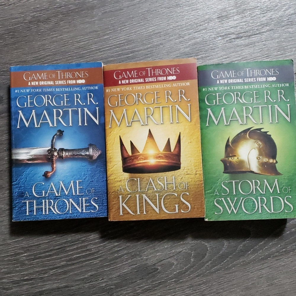 First 3 Game of Thrones Books